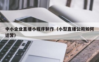 阜阳中小企业直播小程序制作（小型直播公司如何运营）