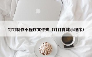 阜阳钉钉制作小程序文件夹（钉钉自建小程序）